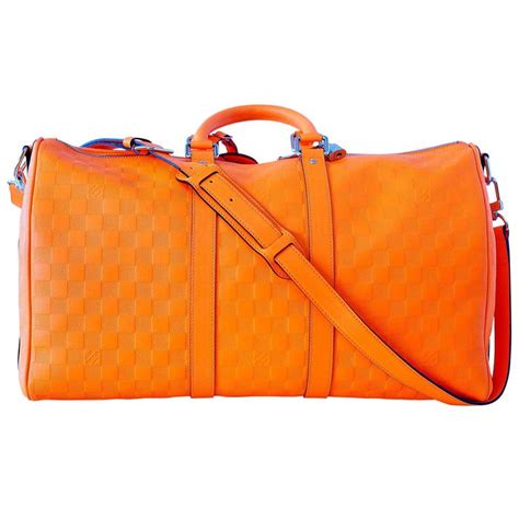 orange lv bag